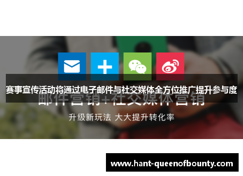 赛事宣传活动将通过电子邮件与社交媒体全方位推广提升参与度